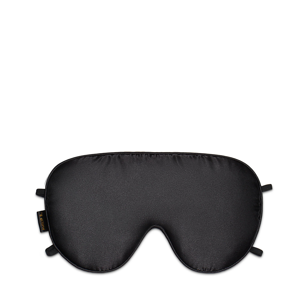 Silky Smooth Sleep Mask Black image