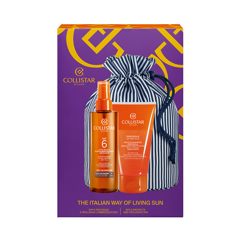 Set Sun Supertanning Moisturising Dry Oil SPF 6 + After Sun Shower Shampoo 200 + 150ml image