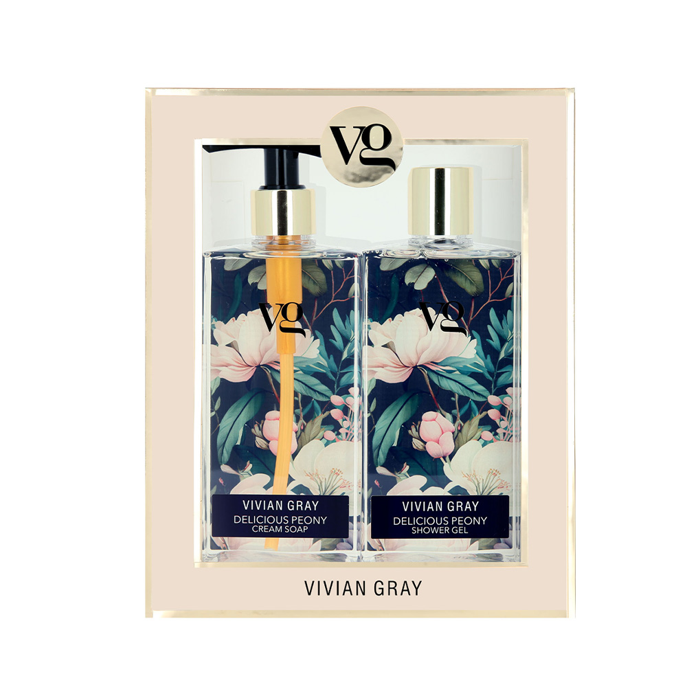 Delicious Peony Cream Soap &#038; Shower Gel 350 ml