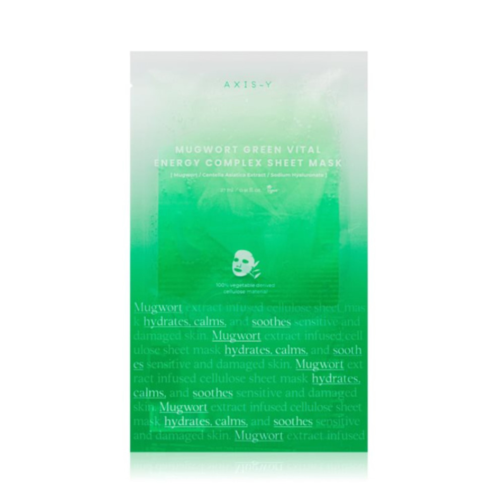 Mugwort Green Vital Energy Complex Sheet Mask 27 ml