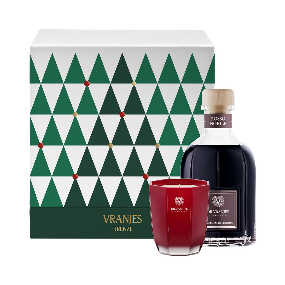 Rosso Nobile Diffuser 250 ml + Candle 80 g Gift Box
