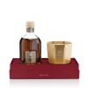 DR. VRANJES Gift Box Diffusor 250Ml + Candle 200gr Oud Nobile Candle In Gold Color Glass