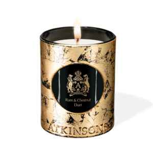 ATKINSONS Rum & Chestnut Duet Scented Candle 200g